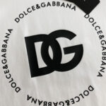 P75 DG 2026SS春夏最新款圆领时尚短袖T恤，官网同步，进口定制丝光棉面料！贴肤舒适，耐看又好穿，经典简约logo设计，原厂工艺一丝不苟，型男必备单品 码数M-XXXL