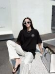 P70 DG/杜嘉班纳 印花LOGO字母百搭圆领短袖T恤男女同款 吊牌 领标 水洗唛 三标齐全 尺码：S-XXL 颜色：黑色，白色