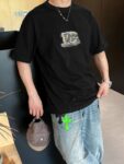 P70 DG/杜嘉班纳 印花LOGO字母百搭圆领短袖T恤男女同款 吊牌 领标 水洗唛 三标齐全 尺码：S-XXL 颜色：黑色，白色
