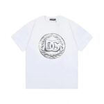 P70 DG/杜嘉班纳 标识Logo印花简约百搭圆领短袖T恤男女同款 吊牌 领标 水洗唛 三标齐全 尺码：S-XXL 颜色：黑色，白色