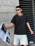P70 🔥 [DG 杜嘉班纳] 2024FW短袖T恤 硅胶领口字母 高端32s双纱260克面料 重磅面料 定制拉架罗纹同缸同染 三标齐全 男女同款 颜色：黑色 白色 尺码：S M L XL XXL