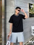 P70 🔥 [DG 杜嘉班纳] 2024FW短袖T恤 硅胶领口字母 高端32s双纱260克面料 重磅面料 定制拉架罗纹同缸同染 三标齐全 男女同款 颜色：黑色 白色 尺码：S M L XL XXL