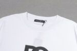 P75 DG/杜嘉班纳 立体硅胶LOGO字母百搭圆领短袖T恤男女同款 吊牌 领标 水洗唛 三标齐全 尺码：S-XXL 颜色：黑色，白色
