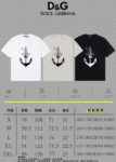 P70 🔥 [DG 杜嘉班纳] 2025FW短袖T恤 LOGO印花 高端26s双纱300克面料 重磅面料 定制拉架罗纹同缸同染 三标齐全 男女同款 颜色：黑色 白色 尺码：S M L XL 2XL