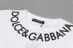P75 DG/杜嘉班纳 立体硅胶LOGO字母百搭圆领短袖T恤男女同款 吊牌 领标 水洗唛 三标齐全 尺码：S-XXL 颜色：黑色，白色