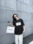 P70 🔥 [DG 杜嘉班纳] 2025FW短袖T恤 LOGO厚板 高端26s双纱300克面料 重磅面料 定制拉架罗纹同缸同染 三标齐全 男女同款 颜色：黑色 白色 尺码：S M L XL 2XL