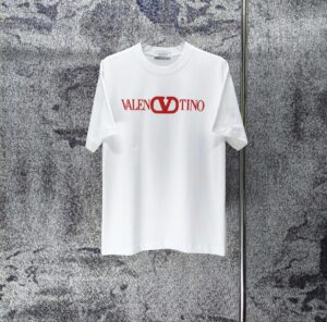 P75 VALEN* 华伦天奴 2026新款 厚板胶短袖t恤 宽松版型男女同款 尺码 S M L XL XXL 黑色 白色