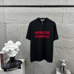 P75 Valent*华伦*天奴 2026 春夏新款 经典字母立体植绒工艺 定制双纱平纹纯棉面料 短袖T恤 男女同款 颜色：白色 黑色 尺码： S （90-130斤） M （120-150斤） L （140-165斤） XL （160-180斤） XXL （180-210斤）