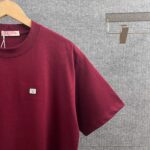 P80 Vale*华伦*天奴 2026春夏新款 字母刺绣logo工艺 双纱定制平纹纯棉面料 短袖T恤 男女同款 颜色：白色 黑色 酒红色 花灰色 尺码： S （90-130斤） M （120-150斤） L （140-165斤） XL （160-180斤） XXL （180-210斤）