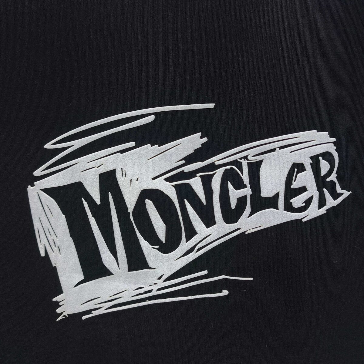 P70 MONCLE* 蒙口* 新款短袖T恤 经典字母植绒logo 宽松版型男女同款 尺码 S M L XL XXL 黑色 白色 藏青色