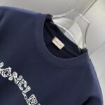 P70 MONCL* 蒙口* 2026春夏新款短袖T恤 定制纯棉字母logo 美丽绒 颜色：黑色 白色 深蓝 棕色 码数：S M L XL XXL