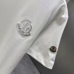 P80 MONCL* 蒙口* 2026春夏新款短袖T恤 定制纯棉字母logo 刺绣 颜色：黑色 白色 深蓝 码数：S M L XL XXL