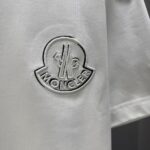 P80 MONCL* 蒙口* 2026春夏新款短袖T恤 定制纯棉字母logo 刺绣 颜色：黑色 白色 深蓝 码数：S M L XL XXL