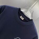 P80 MONCL* 蒙口* 2026春夏新款短袖T恤 定制纯棉字母logo 刺绣 颜色：黑色 白色 深蓝 码数：S M L XL XXL