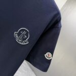 P80 MONCL* 蒙口* 2026春夏新款短袖T恤 定制纯棉字母logo 刺绣 颜色：黑色 白色 深蓝 码数：S M L XL XXL