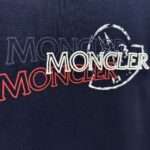 P80 MONCL* 蒙口* 2026春夏新款短袖T恤 定制纯棉字母logo 印花+刺绣 颜色：黑色 白色 深蓝 码数：S M L XL XXL