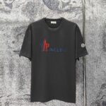 P75 MONCLE* 蒙口* 2026新款 立体厚板胶logo 短袖t恤 宽松版型男女同款 尺码 S M L XL XXL 黑色 白色 藏青色 灰色