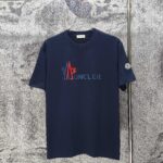 P75 MONCLE* 蒙口* 2026新款 立体厚板胶logo 短袖t恤 宽松版型男女同款 尺码 S M L XL XXL 黑色 白色 藏青色 灰色