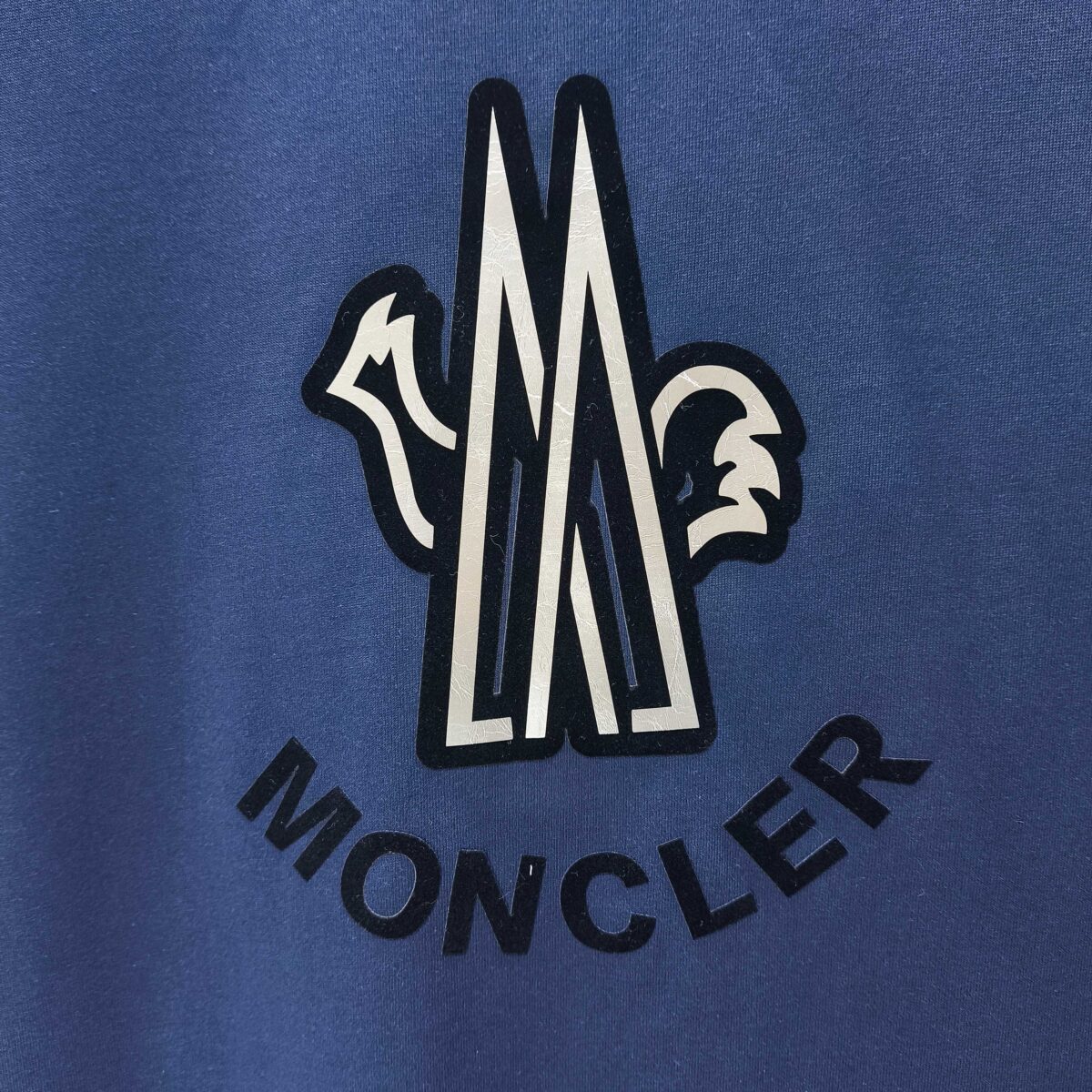 P75 MONCLE* 蒙口* 2026新款 立体厚板胶logo 短袖t恤 宽松版型男女同款 尺码 S M L XL XXL 黑色 白色 藏青色