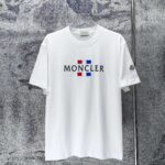P75 MONCLE* 蒙口* 2026新款 立体厚板胶logo 短袖t恤 宽松版型男女同款 尺码 S M L XL XXL 黑色 白色 藏青色