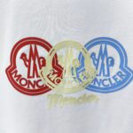 P75 MONCLE* 蒙口* 2026新款 立体厚板胶logo 短袖t恤 宽松版型男女同款 尺码 S M L XL XXL 黑色 白色 藏青色