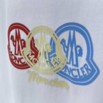 P75 MONCLE* 蒙口* 2026新款 立体厚板胶logo 短袖t恤 宽松版型男女同款 尺码 S M L XL XXL 黑色 白色 藏青色
