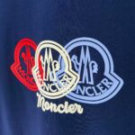 P75 MONCLE* 蒙口* 2026新款 立体厚板胶logo 短袖t恤 宽松版型男女同款 尺码 S M L XL XXL 黑色 白色 藏青色