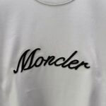 P75 MONCL* 蒙口* 2026春夏新款短袖T恤 定制纯棉字母logo 刺绣 颜色：黑色 白色 深蓝 棕色 码数：S M L XL XXL
