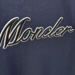 P75 MONCL* 蒙口* 2026春夏新款短袖T恤 定制纯棉字母logo 刺绣 颜色：黑色 白色 深蓝 棕色 码数：S M L XL XXL