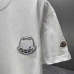 P75 MONCL* 蒙口* 2026春夏新款短袖T恤 定制纯棉字母logo 刺绣 颜色：黑色 白色 深蓝 深红 码数：S M L XL XXL