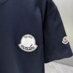 P75 MONCL* 蒙口* 2026春夏新款短袖T恤 定制纯棉字母logo 刺绣 颜色：黑色 白色 深蓝 深红 码数：S M L XL XXL