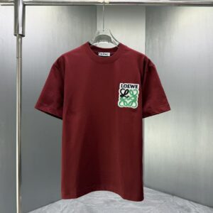 P75 MONCL* 蒙口* 2026春夏新款短袖T恤 定制纯棉字母logo 刺绣 颜色：黑色 白色 深蓝 深红 码数：S M L XL XXL
