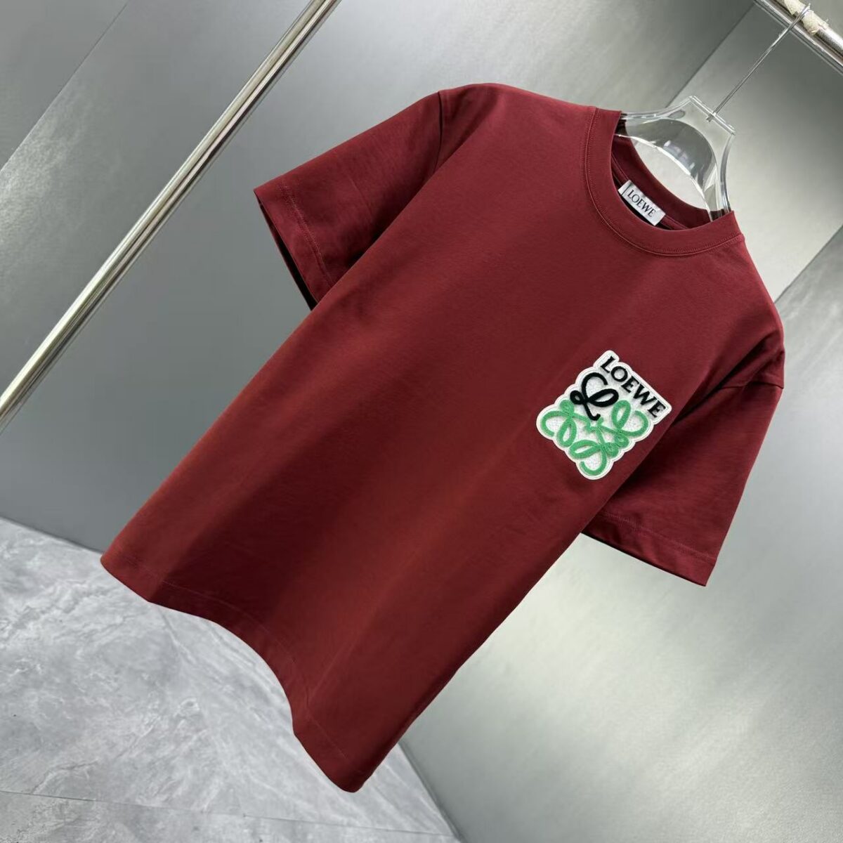 P75 MONCL* 蒙口* 2026春夏新款短袖T恤 定制纯棉字母logo 刺绣 颜色：黑色 白色 深蓝 深红 码数：S M L XL XXL