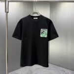P75 MONCL* 蒙口* 2026春夏新款短袖T恤 定制纯棉字母logo 刺绣 颜色：黑色 白色 深蓝 深红 码数：S M L XL XXL