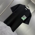 P75 MONCL* 蒙口* 2026春夏新款短袖T恤 定制纯棉字母logo 刺绣 颜色：黑色 白色 深蓝 深红 码数：S M L XL XXL