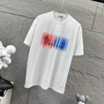 P75 Moncle* 蒙口*2026 春夏新款 经典图标字母烫画工艺 定制双纱平纹纯棉面料 短袖T恤 男女同款 颜色：黑色 白色 尺码： S （90-130斤） M （120-150斤） L （140-165斤） XL （160-180斤） XXL （180-210斤）