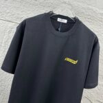 P75 Moncle* 蒙口*2026 春夏新款 经典图标字母立体刺绣工艺 定制双纱平纹纯棉面料 短袖T恤 男女同款 颜色：黑色 白色 尺码： S （90-130斤） M （120-150斤） L （140-165斤） XL （160-180斤） XXL （180-210斤）