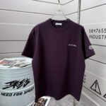 P75 Moncle* 蒙口*2026 春夏新款 经典图标字母立体刺绣工艺 定制双纱平纹纯棉面料 短袖T恤 男女同款 颜色：黑色 白色 绿色 紫色 尺码： S （90-130斤） M （120-150斤） L （140-165斤） XL （160-180斤） XXL （180-210斤）