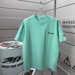 P75 Moncle* 蒙口*2026 春夏新款 经典图标字母立体刺绣工艺 定制双纱平纹纯棉面料 短袖T恤 男女同款 颜色：黑色 白色 绿色 紫色 尺码： S （90-130斤） M （120-150斤） L （140-165斤） XL （160-180斤） XXL （180-210斤）