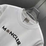 P75 MONCL* 蒙口* 2026春夏新款短袖T恤 定制纯棉字母logo 植绒+章仔 颜色：黑色 白色 深蓝 棕色 码数：S M L XL XXL