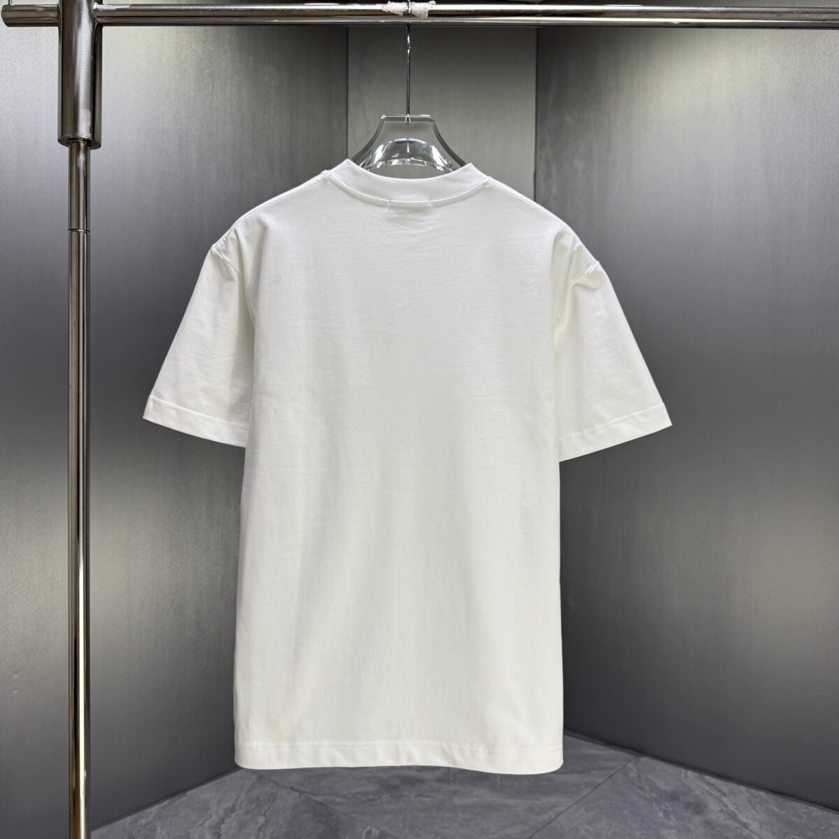 P75 MONCL* 蒙口* 2026春夏新款短袖T恤 定制纯棉字母logo 植绒+章仔 颜色：黑色 白色 深蓝 棕色 码数：S M L XL XXL