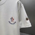 P75 MONCL* 蒙口* 2026春夏新款短袖T恤 定制纯棉字母logo 厚板 颜色：黑色 白色 深蓝 棕色 码数：S M L XL XXL