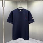 P75 MONCL* 蒙口* 2026春夏新款短袖T恤 定制纯棉字母logo 厚板 颜色：黑色 白色 深蓝 棕色 码数：S M L XL XXL
