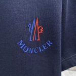 P75 MONCL* 蒙口* 2026春夏新款短袖T恤 定制纯棉字母logo 厚板 颜色：黑色 白色 深蓝 棕色 码数：S M L XL XXL