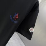 P75 MONCL* 蒙口* 2026春夏新款短袖T恤 定制纯棉字母logo 厚板 颜色：黑色 白色 深蓝 棕色 码数：S M L XL XXL