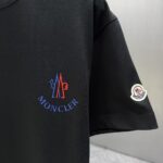 P75 MONCL* 蒙口* 2026春夏新款短袖T恤 定制纯棉字母logo 厚板 颜色：黑色 白色 深蓝 棕色 码数：S M L XL XXL
