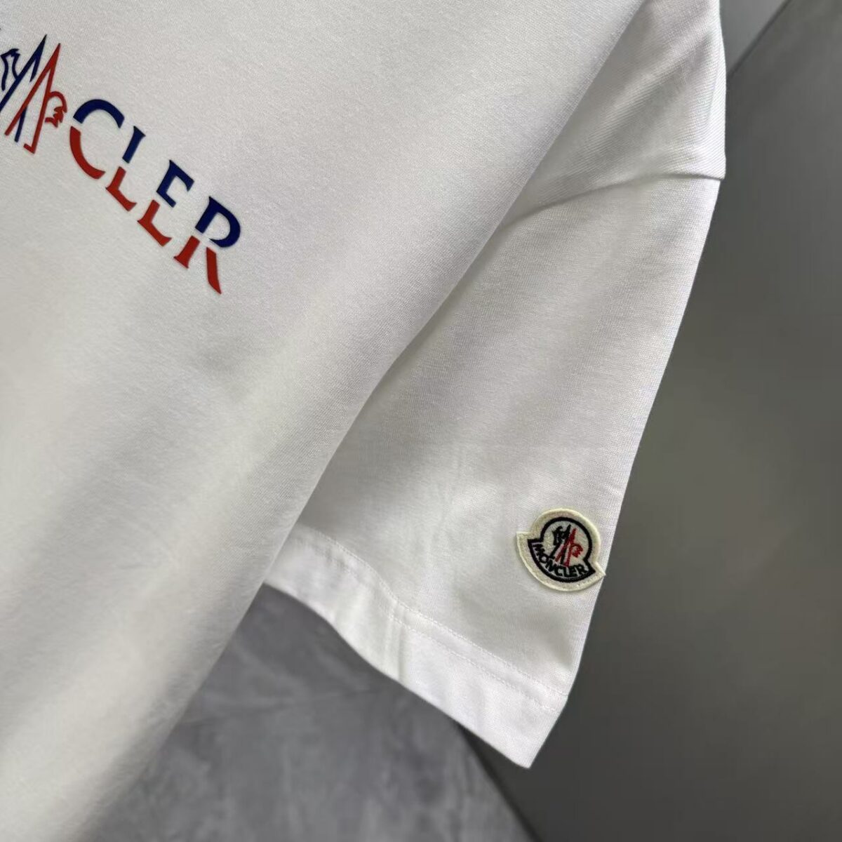 P75 MONCL* 蒙口* 2026春夏新款短袖T恤 定制纯棉字母logo 厚板 颜色：黑色 白色 深蓝 棕色 码数：S M L XL XXL