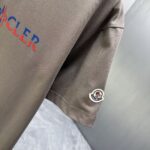 P75 MONCL* 蒙口* 2026春夏新款短袖T恤 定制纯棉字母logo 厚板 颜色：黑色 白色 深蓝 棕色 码数：S M L XL XXL