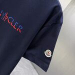 P75 MONCL* 蒙口* 2026春夏新款短袖T恤 定制纯棉字母logo 厚板 颜色：黑色 白色 深蓝 棕色 码数：S M L XL XXL