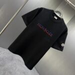 P75 MONCL* 蒙口* 2026春夏新款短袖T恤 定制纯棉字母logo 厚板 颜色：黑色 白色 深蓝 棕色 码数：S M L XL XXL